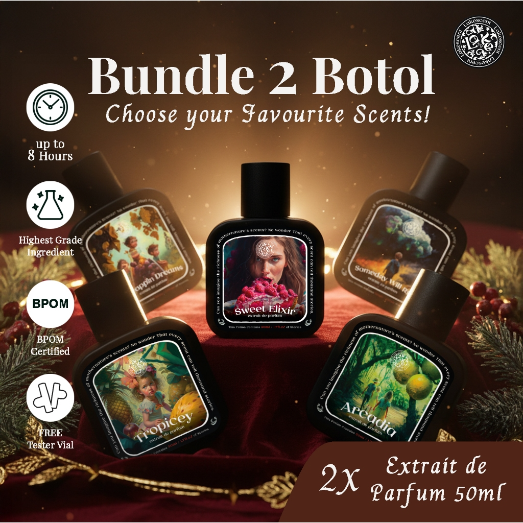 Lakescent Bundle 2 Parfum 50ml | Parfum Unisex Tahan Lama