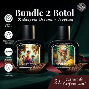 Lakescent Bundle 50ml Kidnappin Dreams + Tropicey | Parfum Unisex Tahan Lama