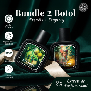 Lakescent Bundle 50ml Arcadia + Tropicey | Parfum Unisex Tahan Lama